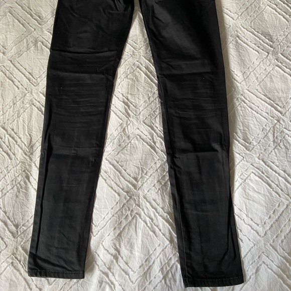 Black textured jeggings - Picture 2 of 4